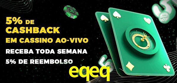 Promoções do cassino ao Vivo eqeq